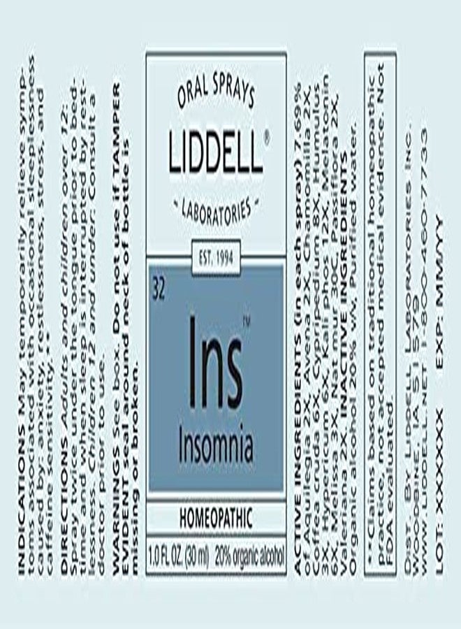 Liddell Homeopathic Insomnia 1 Oz3 - Image 3